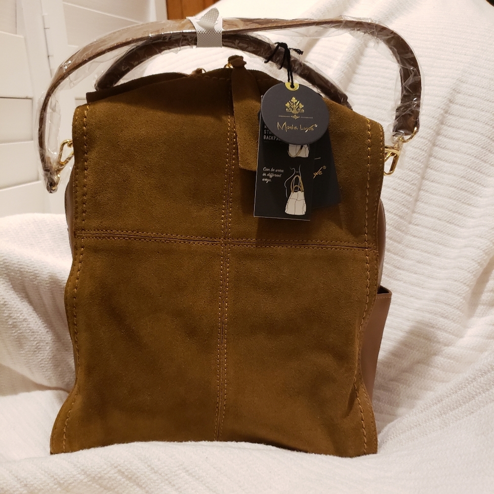 NWT -Modaluxe - Backpack vegan leather - Tan